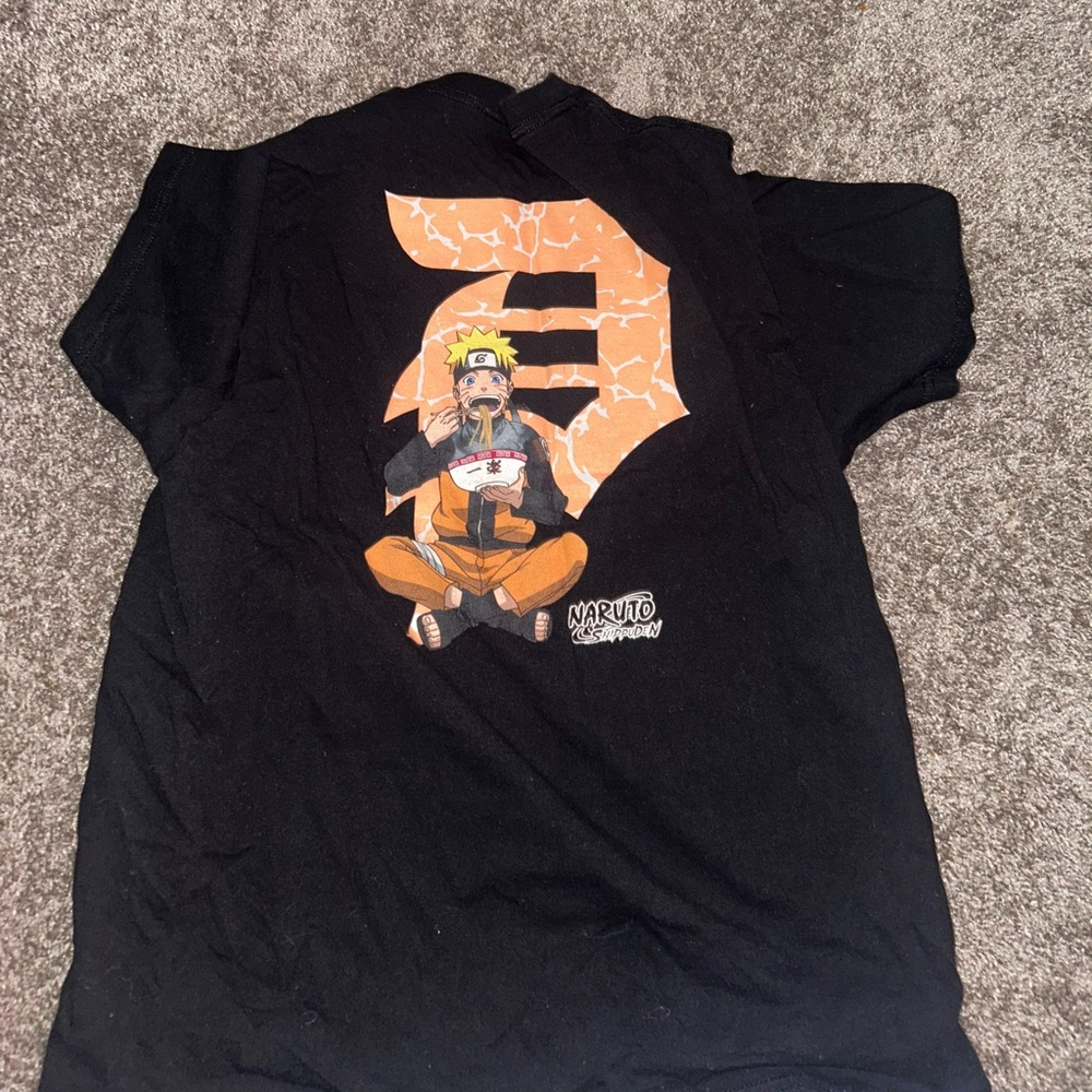 Black Naruto Graphic T-Shirt